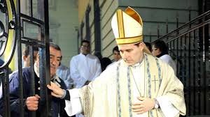 Dependemos en la actualidad de S.E..R Raul Martin nuestro nuevo obispo de Santa Rosa Sucesor del Card. Mario Poli Arzobispo de Bs. As y Primado de la Argentina.